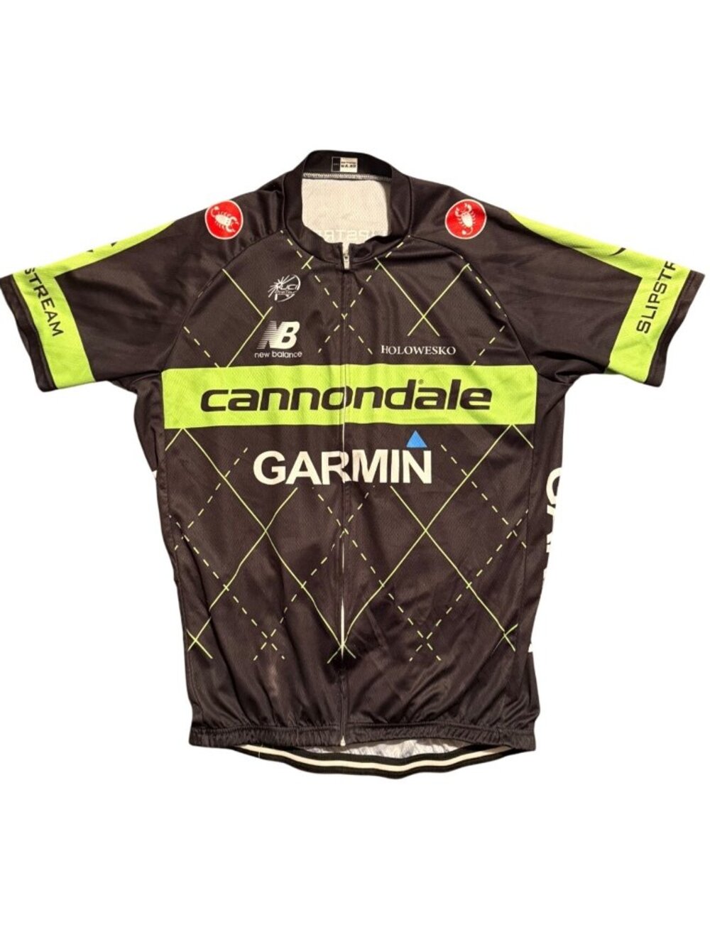 UCI Protour Men's Cannondale Garmin Short Sleeve Cycling Jersey 3xl Check Desc